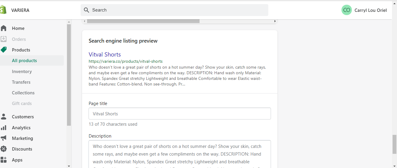 Shopify SEO Optimization